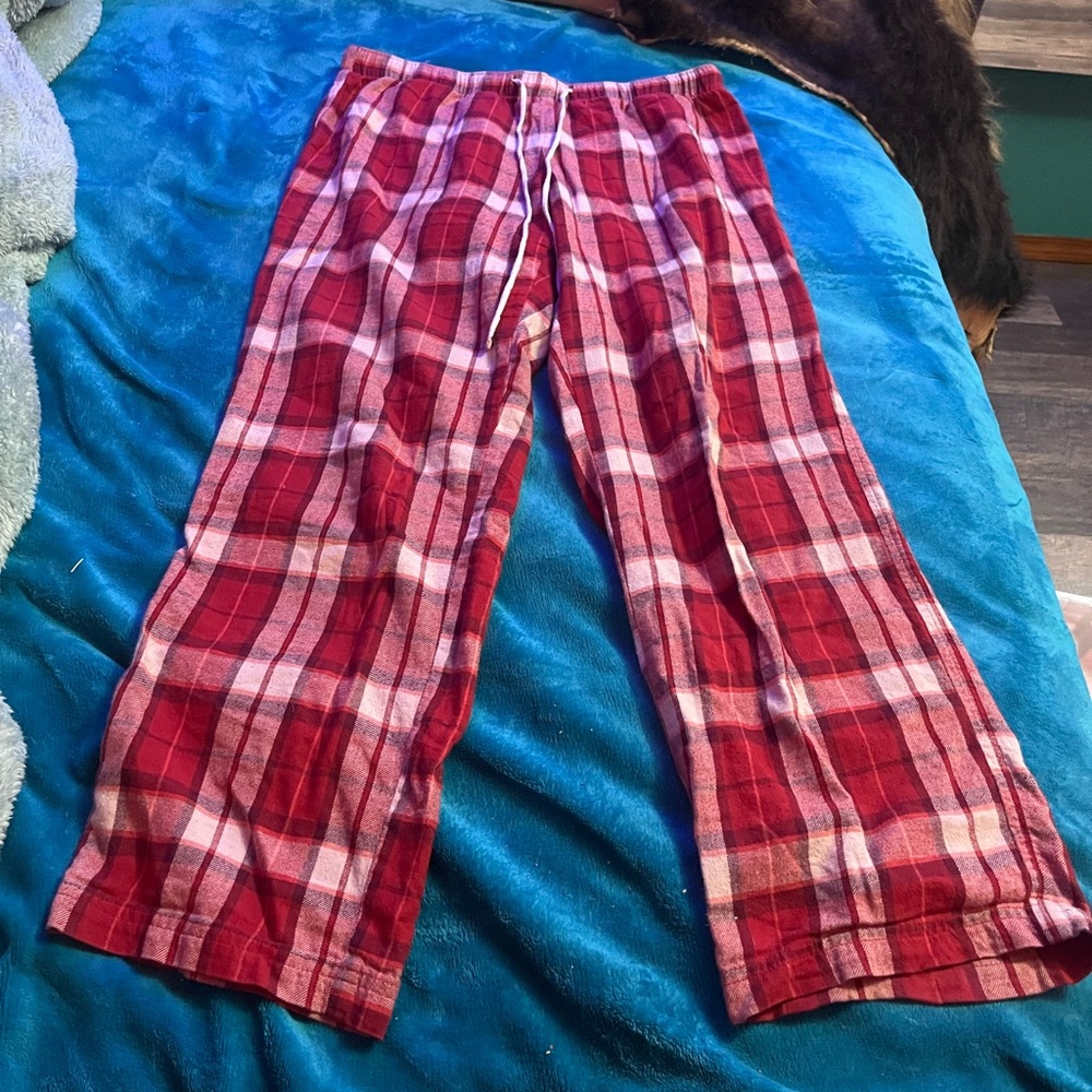 Women checkered pajama pants